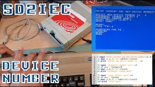 How to change SD2IEC Device Number | Commodore 64 | Basic Code