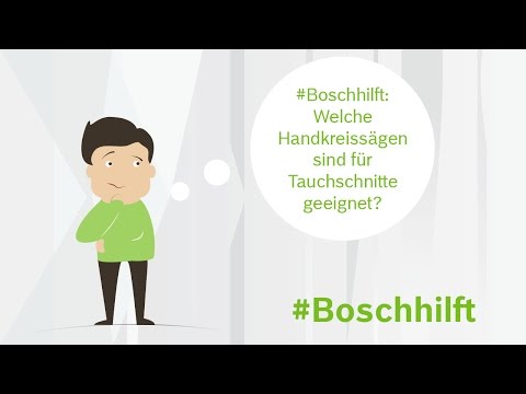 DIY-Tipp: Kreissägen für Tauchschnitte. Tutorial. #Boschhilft