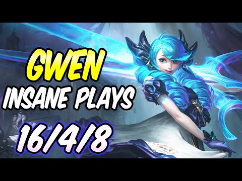 CLEAN PLAYS FULL AP GWEN MID GAMEPLAY - League of Legends