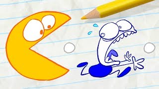 Pencilmate is Stuck in a Video Game! -in- NO PAIN, NO GAME - Pencilmation Cartoons For Kids