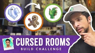 Every Room is a Different CURSED Lot Challenge! Sims 4 Apartment Build