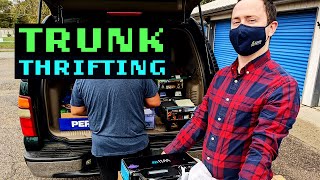 I met him at his STORAGE UNIT! Live video game hunting