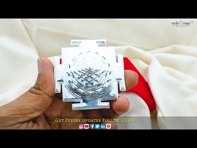 Navayoni Shiva Shakti Meru Chakra Shree Yantra in Silver video