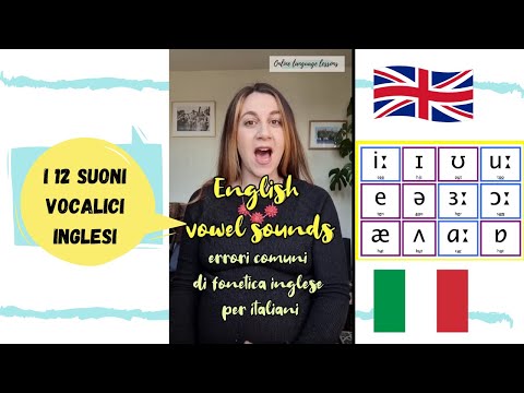 I 12 suoni vocalici inglesi e come pronunciarli