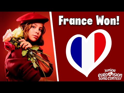 Lou Deleuze From France Won The Junior Eurovision Song Contest 2025! | Winning Moment | 🇫🇷