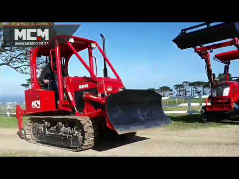 The MD45 Crawler Tractor/Compact Dozer Has Power - Upgraded Eastwind Dozer