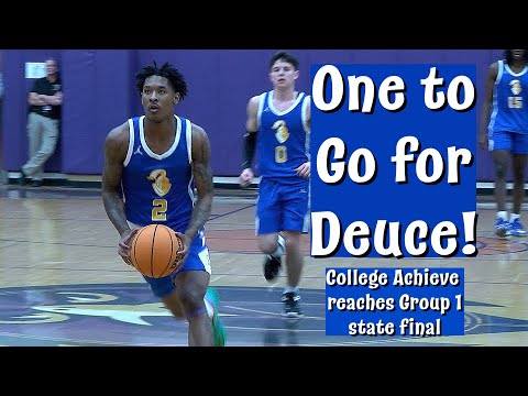 College Achieve 96 Pitman 59 | Group 1 Semifinal | Deuce Jones 21 points