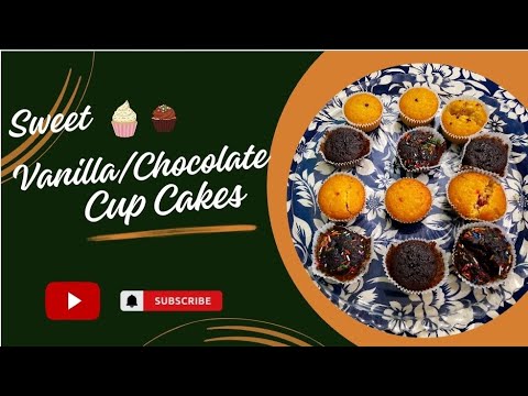 Vanilla Chocolate Cup cake recipe by Mrs Khurshid Food Secrets | Quick and easy recipe