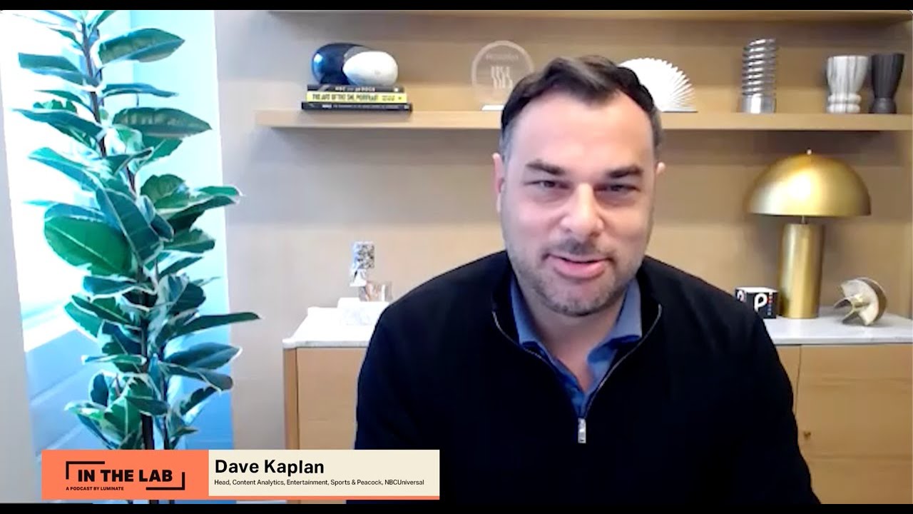 Dave Kaplan Head of Content Analytics at NBCUniversal