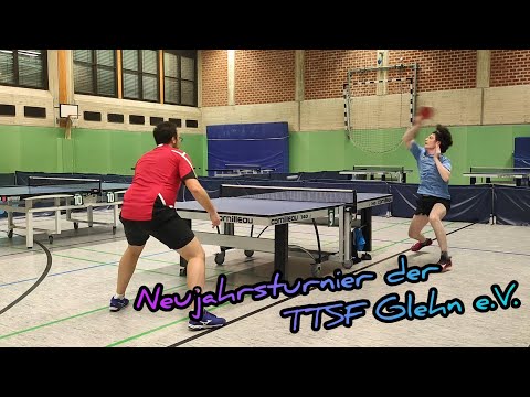 Klare Angelegenheit - Neujahrsturnier TTSF Glehn - Viertelfinale - Mark Peiffer vs Marco Stefanidis