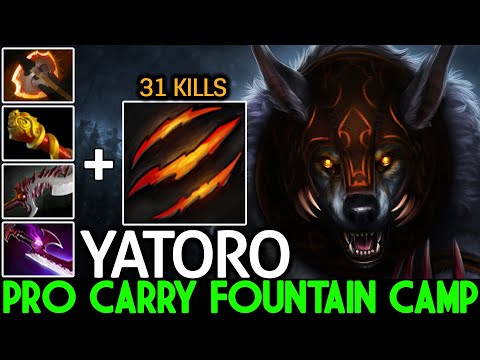 YATORO [Ursa] Top Pro Carry Fountain Camp No Mercy 31 Kills Dota 2