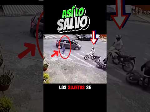 Intentaron ROBAR la moto y salieron huyendo #karma #alerta #real #viral