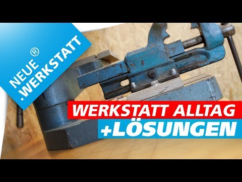 WERKSTATT ALLTAG +LÖSUNGEN // Schraubstock platzsparend unterbringen