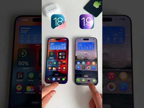 iOS 18 vs iOS 19 - Camera App Comparison