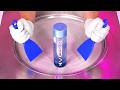 Turning Water Into Ice Cream By 30 Degrees Satisfying Frozen VOSS Water Ice Cream Rolls ASMR
