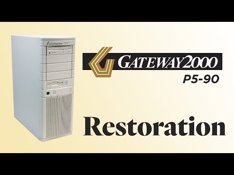 Gateway 2000 P5-90 Tower PC Restoration!