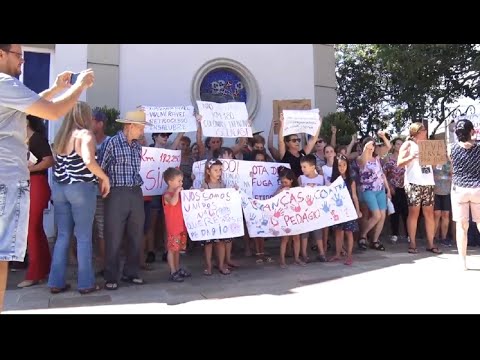 Moradores de bairros, de Piracicaba, protestam contra construção de pedágio