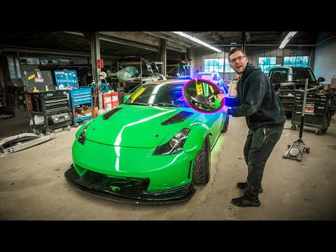 350Z Drift Week 5 Prep | Bluetooth Steering Wheel and Bash Bar Install