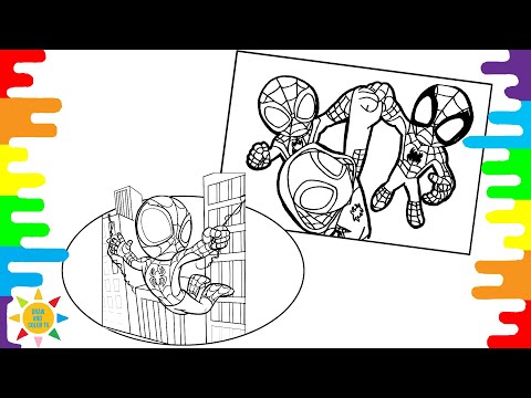 Spidey Coloring Pages | Marvel's Spidey and His Amazing Friends Coloring Pages | @drawandcolortv