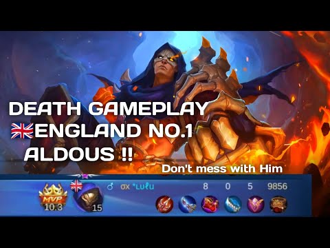 ENGLAND NO.1 ALDOUS STABLE GAMEPLAY!!  DONT MESS WITH ALDOUS !! -MLBB