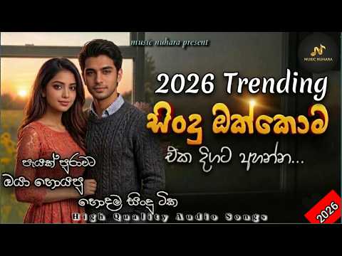 ජනප්‍රියම සිංදු එක පෙලට  අහන්න | Best Sinhala Songs | #2026 Trending Songs | E D M