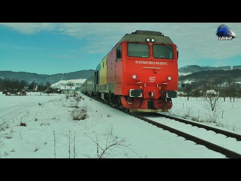 -13°C ❄ Trenuri in Zăpadă/Trains in Snow in Defileul Crișului Repede Canyon - 08 February 2020