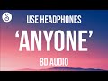 Justin Bieber Anyone 8D AUDIO