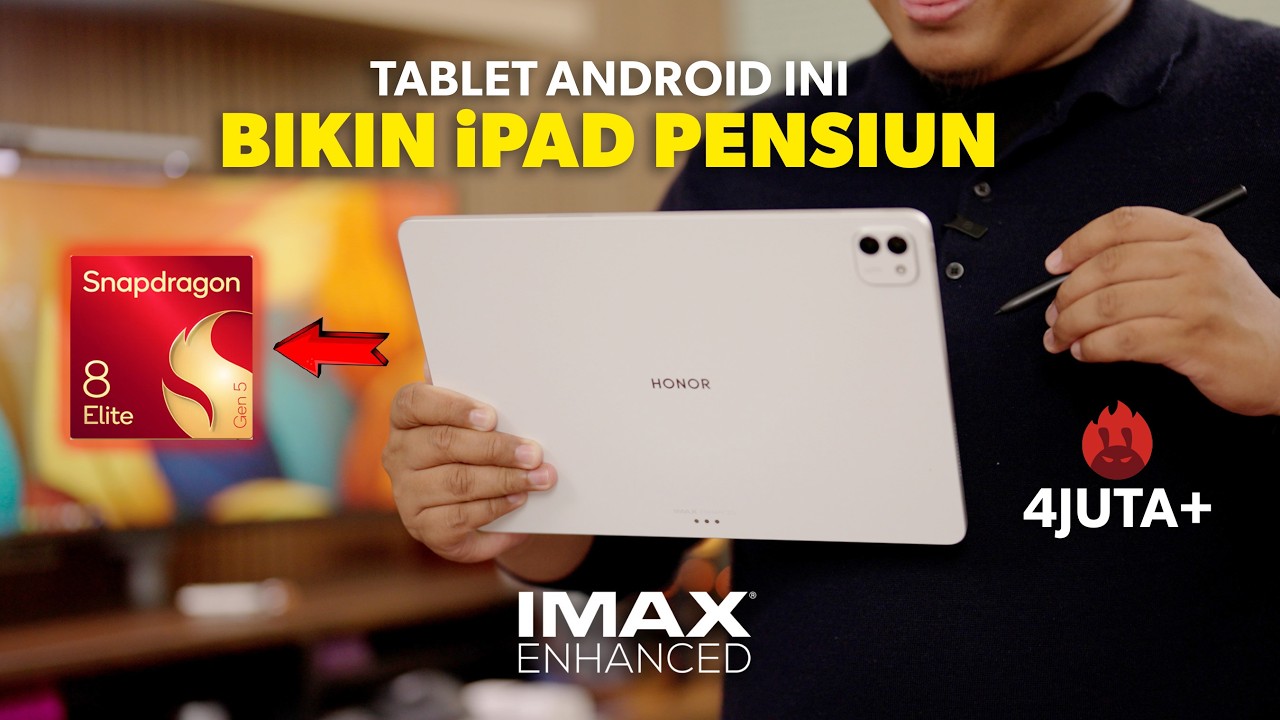 iPAD Pensiun‼️ini TABLET Android Ter-KENCANG🚀 HONOR MagicPAD 3 PRO