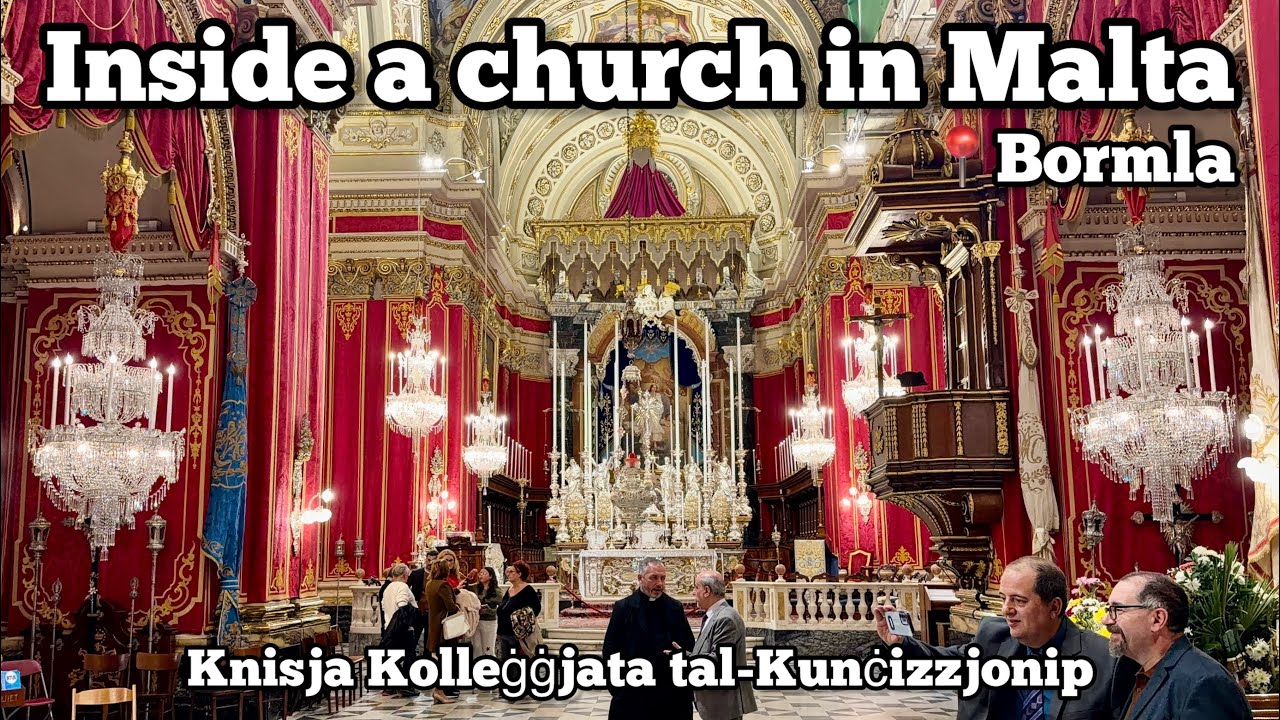 I Walked Inside this Church in Malta, Bormla… WOW