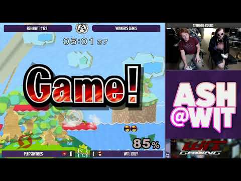 Pleasantries (Samus) vs WIT | ORLY (Captain Falcon) - ASH@WIT #128 Melee Winner's Semis