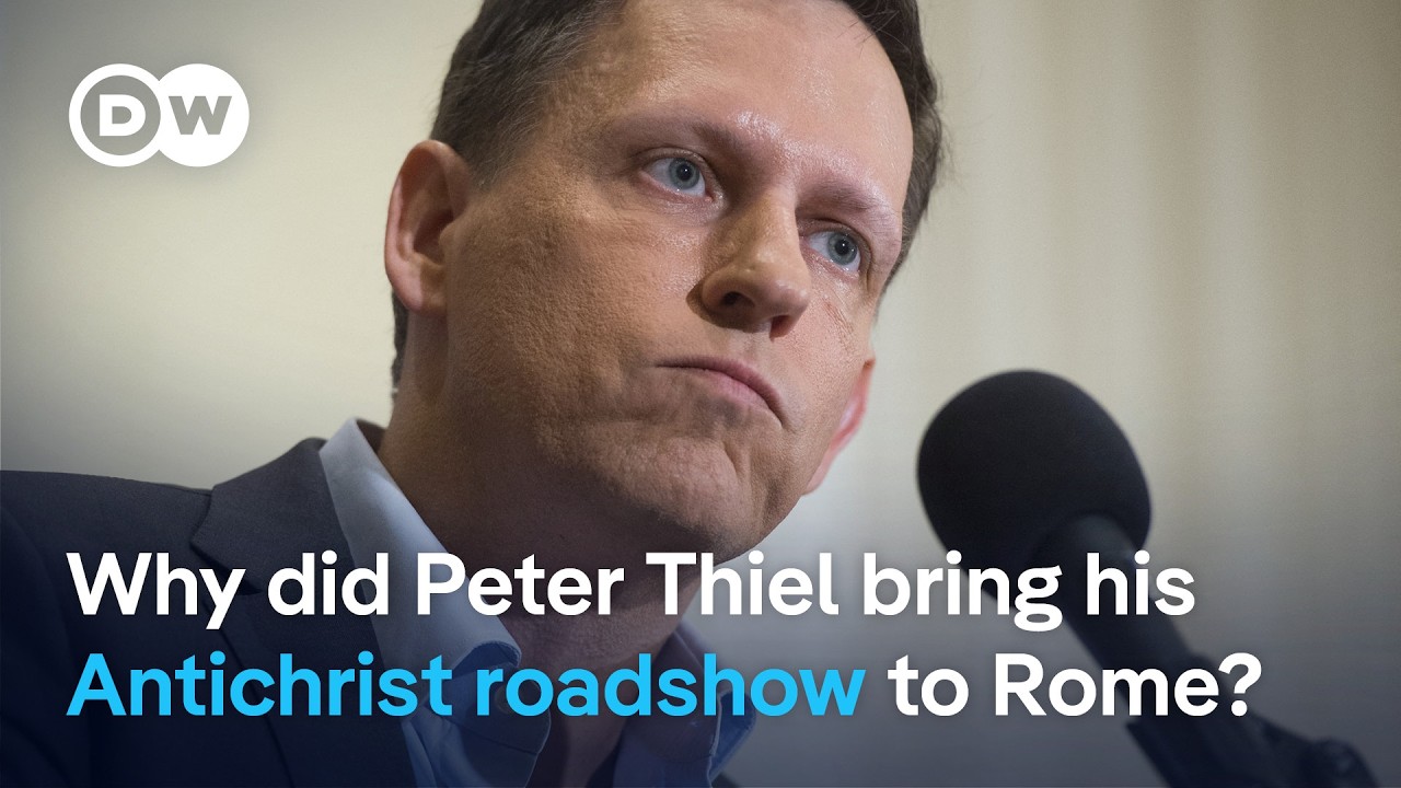 Secretive tech mogul Peter Thiel brings his Antichrist lectures to the Vatican's doorstep | DW News