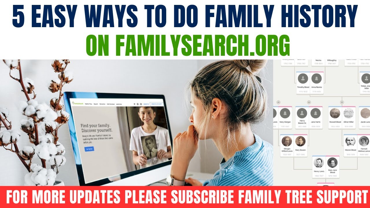 5 Easy Ways to Do Family History on FamilySearch.org!