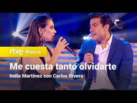 India Martínez con Carlos Rivera - "Me cuesta tanto olvidarte" (Gala 60 años juntos de TVE 2016)