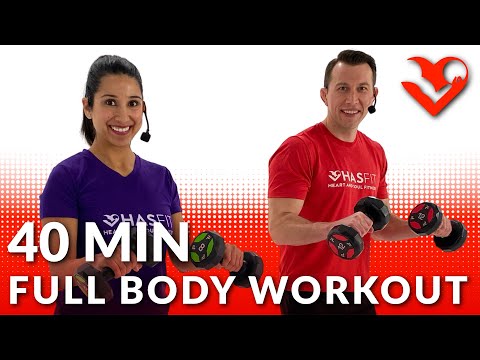 40-Min Total Body Workout with Weights
