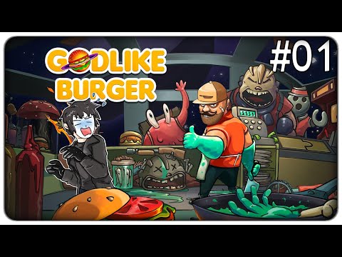 GESTIAMO UN McDONALD'S SPAZIALE MA NEGLI HAMBUGER METTIAMO... I CLIENTI - Godlike Burgers ep.01