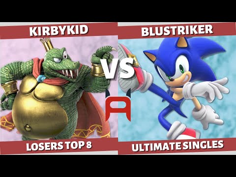 ANIME HOUSTON 2021 - Losers Top 8: KirbyKid (King K.Rool) VS Blustriker (Sonic) - SSBU SINGLES