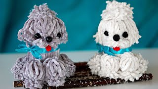 How to make Wool Pet - DIY Yarn Dog - Easy Handmade Dog