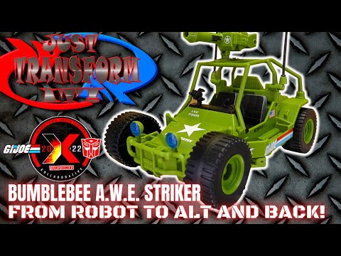 JUST TRANSFORM IT!: Transformers/G.I. Joe Bumblebee A.W.E. Striker