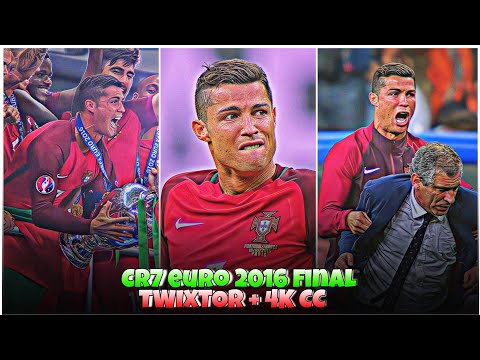 Cristiano Ronaldo Euro 2016 final - Best 4k Clips + CC High Quality For Editing🤙💥 #part41
