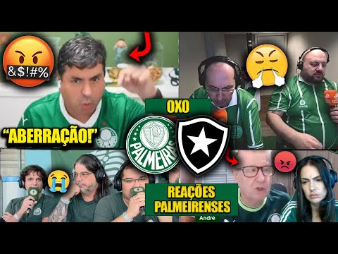 REAÇÕES dos PALMEIRENSES FURIOSOS com o EMPATE - PALMEIRAS 0X0 BOTAFOGO [REACT BRASILEIRÃO 2025]