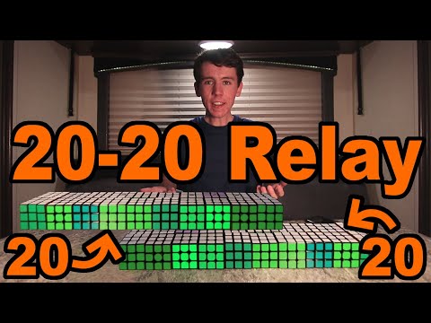 20-20 Cube Relay for New Years 2020! (in 20:20)