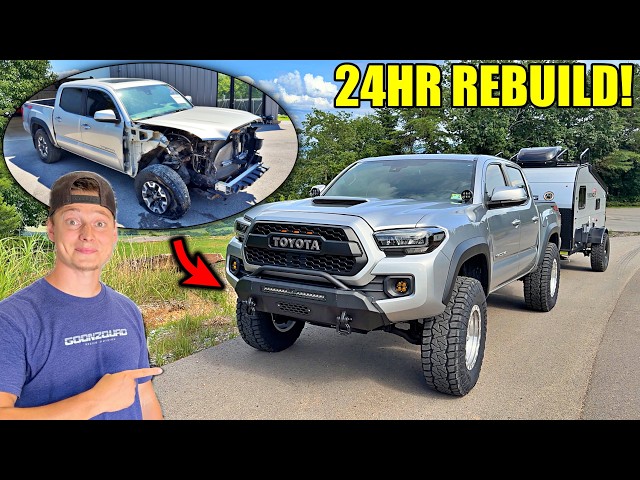 We Rebuilt A Wrecked Tacoma In 24 Hours... Then Took It Overlanding – goonzquad