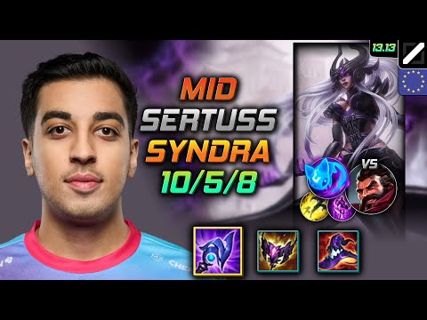 Syndra Mid Build Sertuss Luden's Tempest Summon Aery - LOL EUW Challenger Patch 13.13