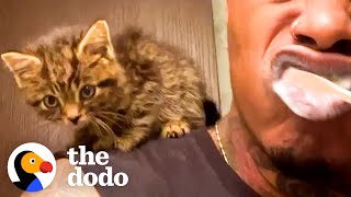 Guy Who Has Never Had A Pet Rescues A Kitten | The Dodo by The Dodo