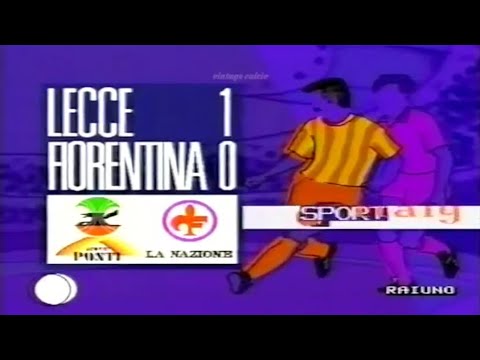 Lecce-Fiorentina 1:0, 1989/90 - Domenica Sportiva (Pietro Virdis)