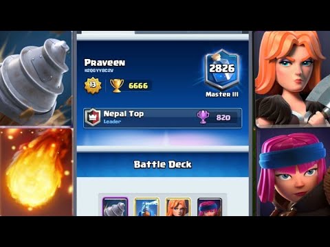 Best Clash Royale deck right now Top ladder gameplay #clashroyale #best #top #gaming #goblindrill