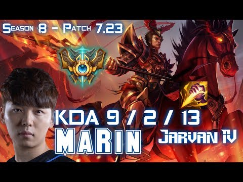 MaRin JARVAN IV vs RENGAR Jungle - Patch 7.23 KR Ranked