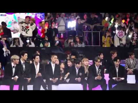 [HD FANCAM] 171201 2017 MAMA IN HONG KONG EXO, RED VELVET & NCT 127'S REACTION TO 1/N MAMA REMIX VER