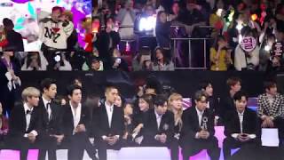 Download lagu [HD FANCAM] 171201 2017 MAMA IN HONG KONG EXO, RED VELVET & NCT 127'S REACTION TO 1/N MAMA REMIX VER mp3