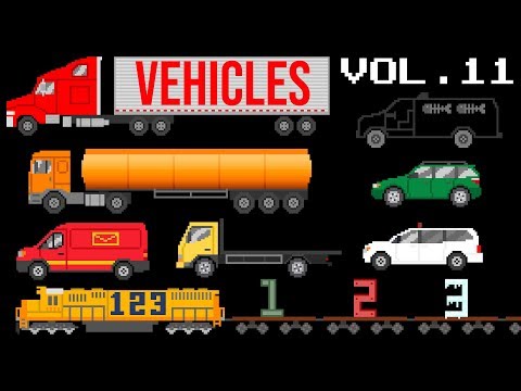 Vehicles Collection Volume 11 - Street Vehicles, ABC Song, 123 Song - The Kids' Picture Show